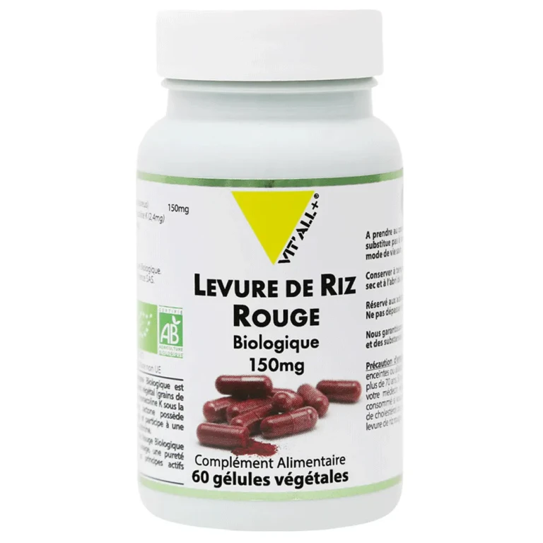 Organic Red Rice Yeast 150mg 60 capsules