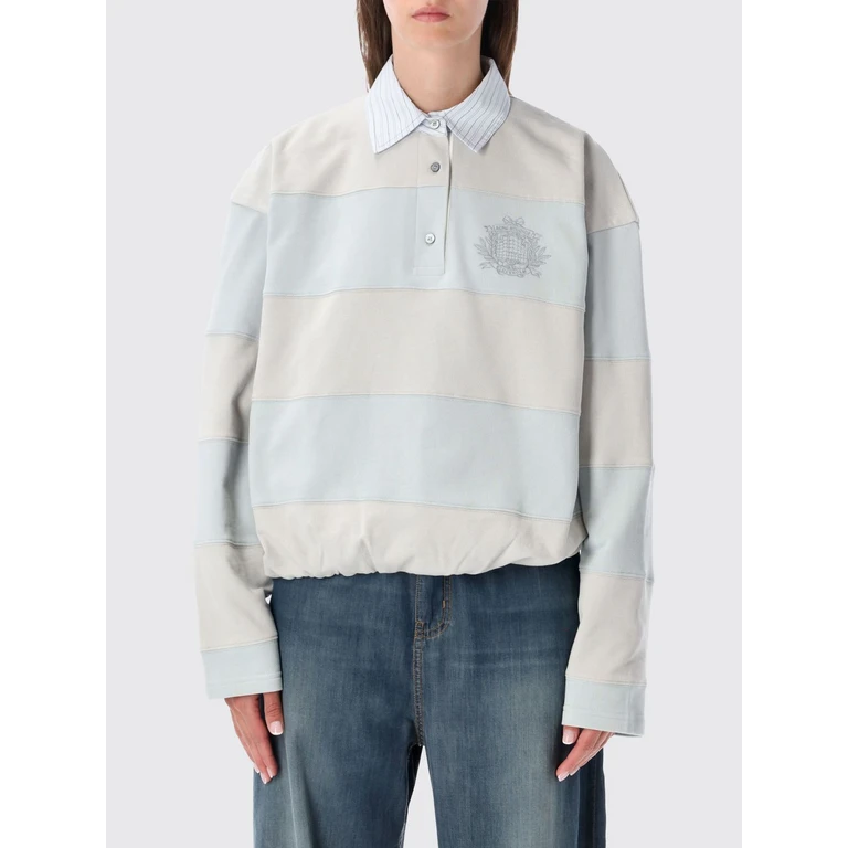 Sweatshirt Woman color Blue (AI0190AYG)