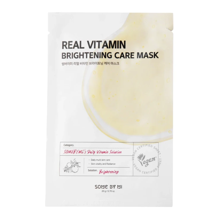 Real Vitamin Brightening Care Maschera in Tessuto 20g — Maschera in tessuto
