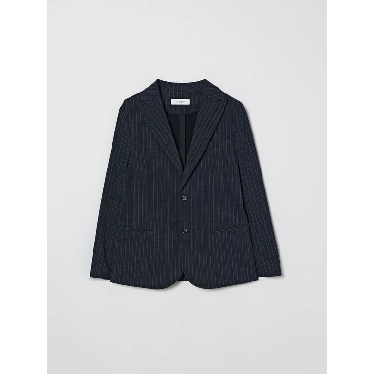 Pinstripe Cotton Blend Blazer (J5100JS26RE098)