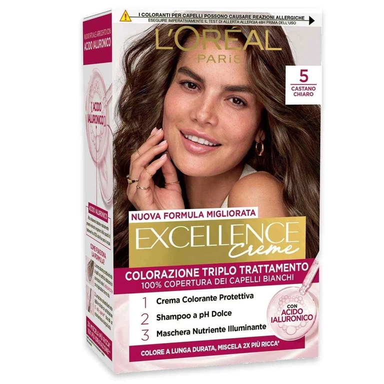 L'Oreal Excellence Triple Treatment Color No. 5 Light Brown