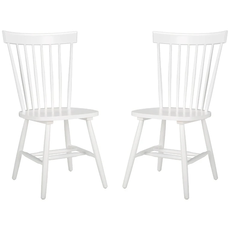 Parker White Spindle Side Chairs - Set of 2