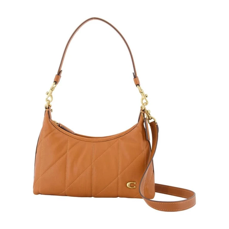 Quilted Leather Shoulder Bag â Brown