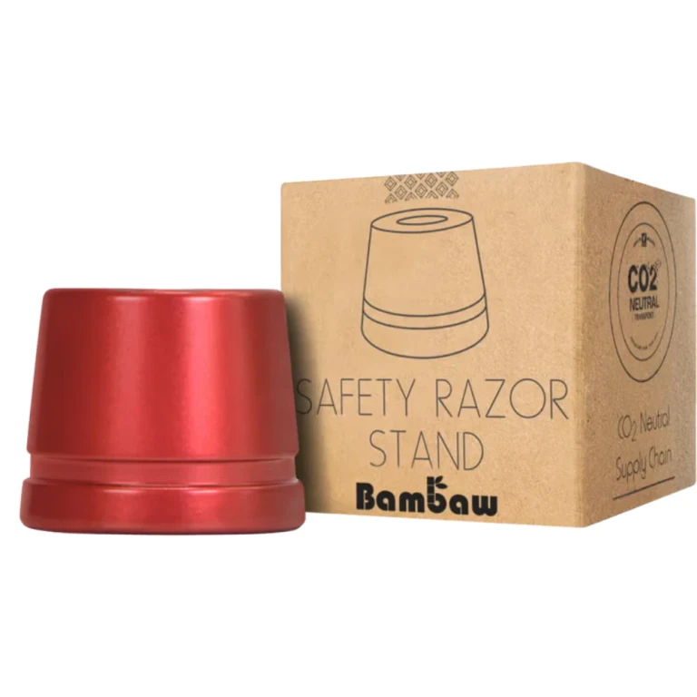 Red Safety Razor Stand
