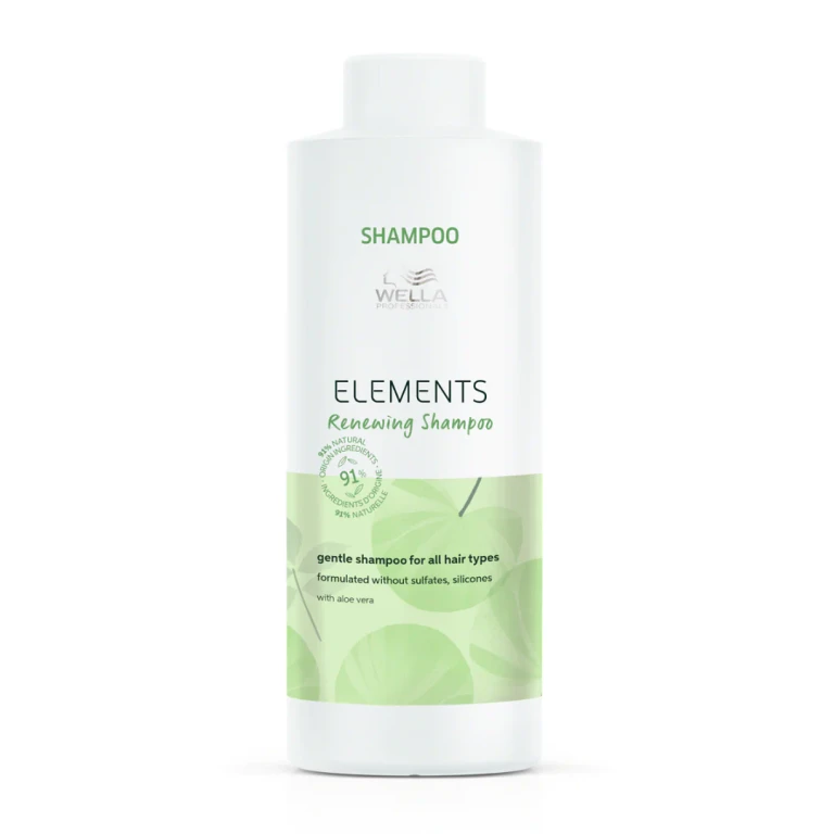 Professionals Elements Silicone Free Renewing Shampoo for Hair for Shine and Softness 1000 ml