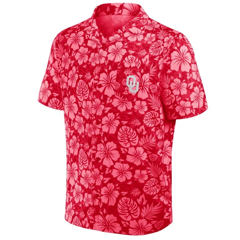 Oklahoma SoonersHawaiian ShirtXL:- Oklahoma Sooners, XL