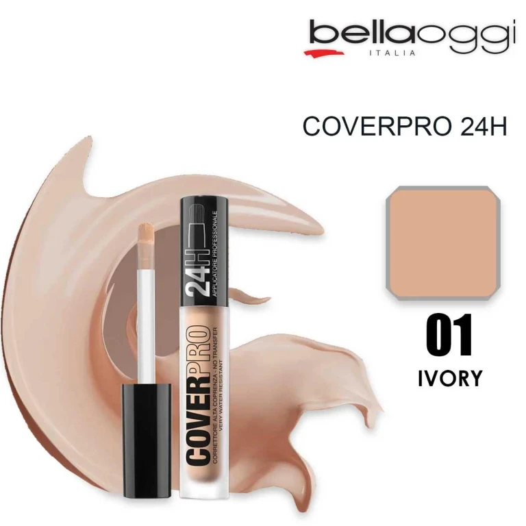 cover pro 24h high coverage concealer ivory