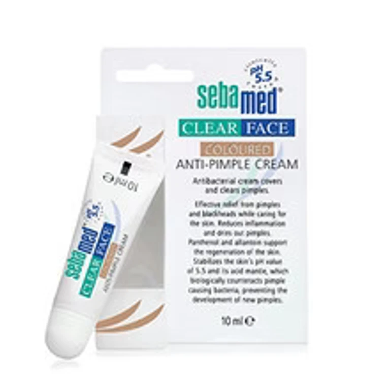 Transparent colored anti-pimple cream - 10 ml