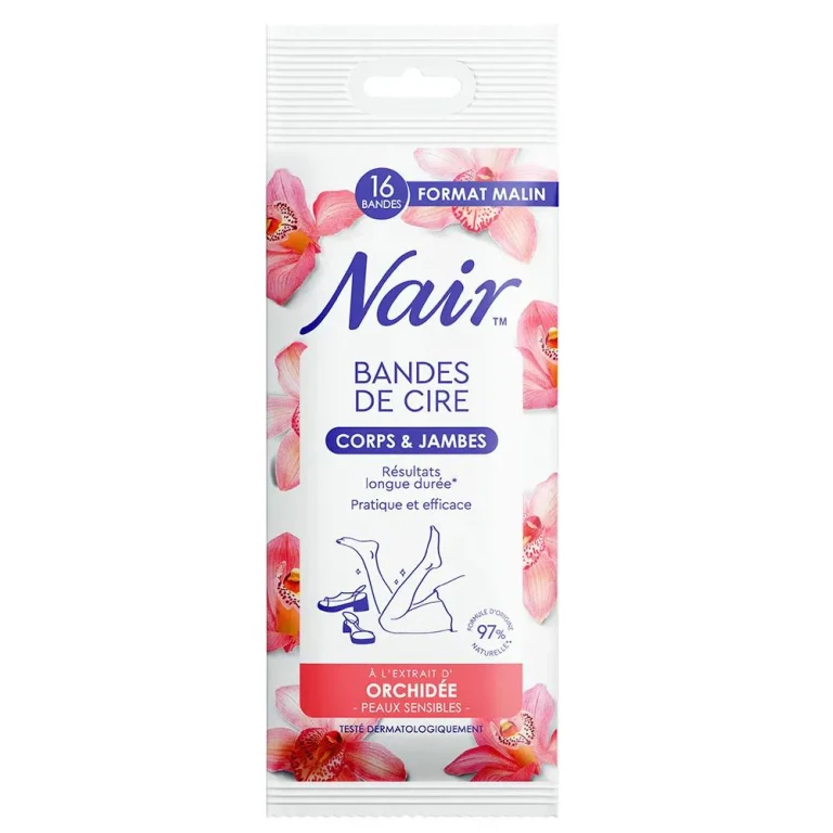 COLD WAX BODY & LEGS STRIPS intelligent format with ORCHID extracts 16 strips