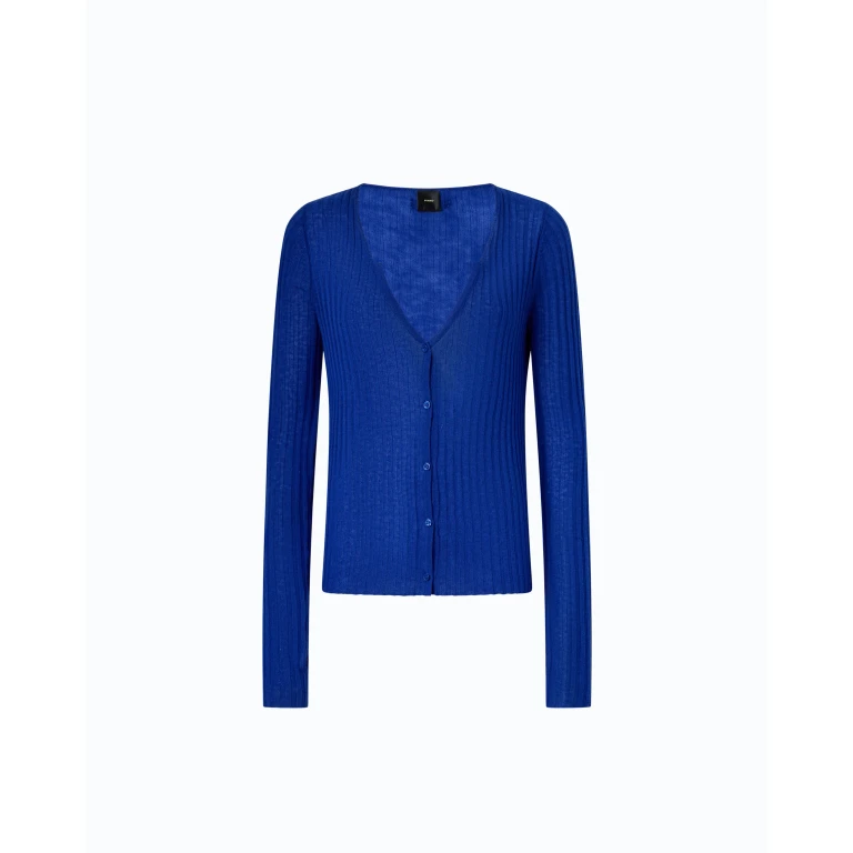 Cardigan côtelé boutonné - XS