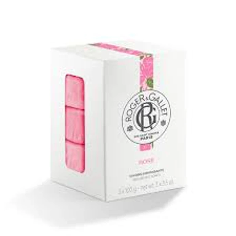 Rose Set Beneficial Soap Vegetable Base 3x100g