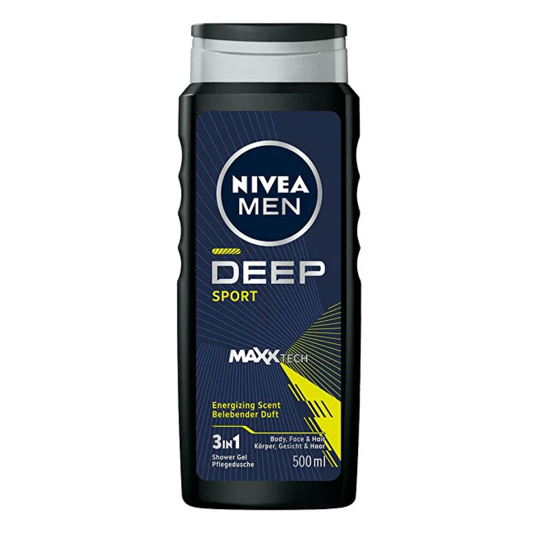 Shower Gel For Face, Body, And Hair For Men Deep Sport Men (Shower Gel Body, Face And Hair) - Volume: 500 Ml