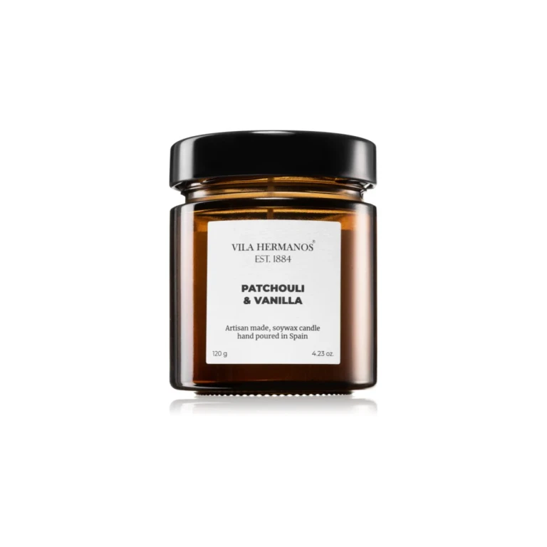 Apothecary Patchouli & Vanilla Scented Candle 120g