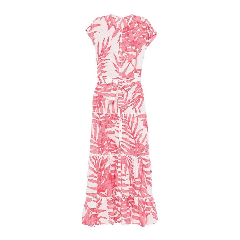Poupette St Barth Maxi Robe - Vert (WK2S26LC3PFPPINK)