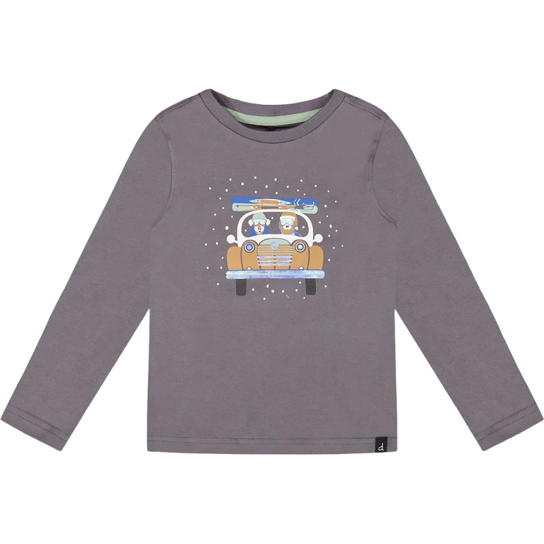 Long Sleeve Organic Cotton Jersey T-Shirt - Little Boy