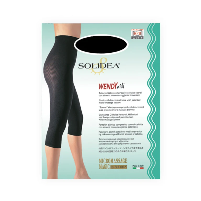 Wendy Midi Stretch Shorts 18 21mmhg 1S Black