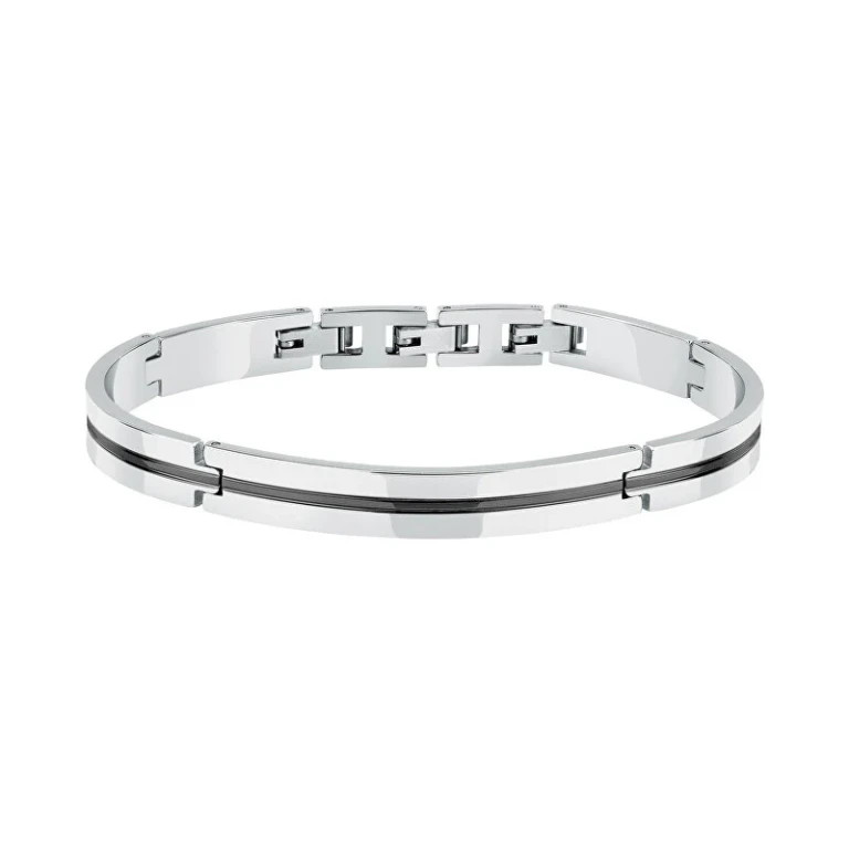 Two-Tone Steel Bracelet for Men Motown Sals121