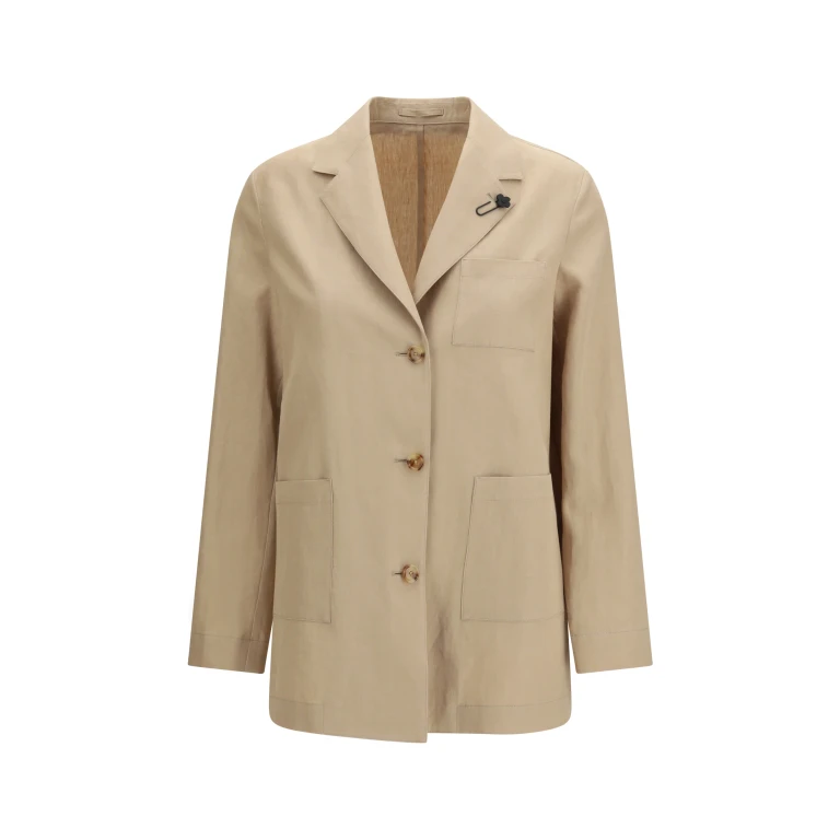Jacket Wool-Cotton Beige