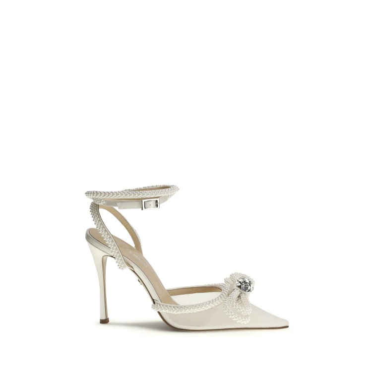 Pumps Double Bow Satin