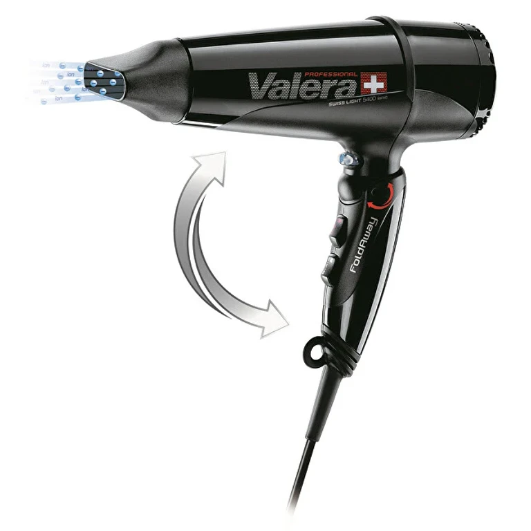 Swiss Light 5400 Ionic Tourmaline Folding Professional Hairdryer