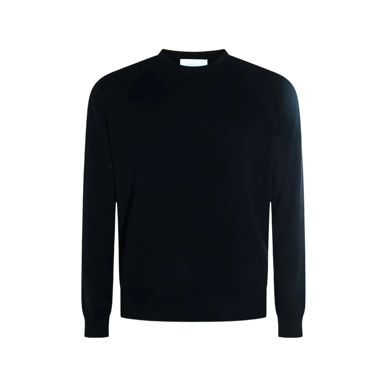 Raglan-sleeve Crew-neck Sweater