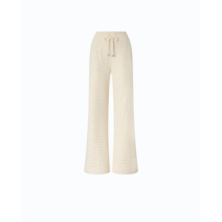 Pantalon en molleton à strass all-over - XXS