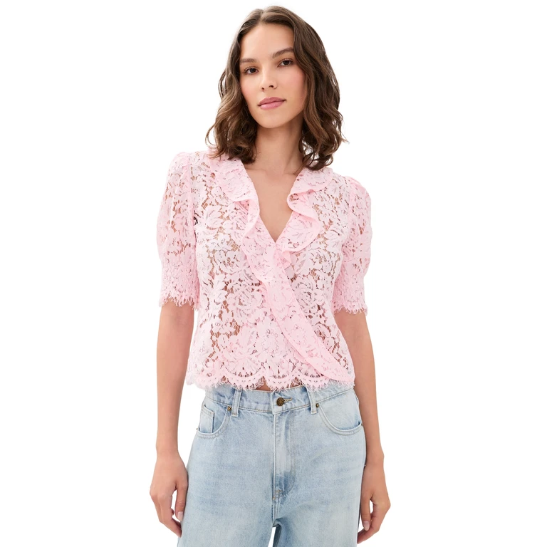 Lulu Lace Cascade Blouse Bellini M