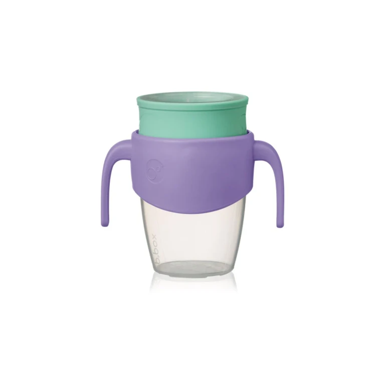 360° Trainer Cup non-drip cup with handles Lilac Pop 6m+ 250 ml