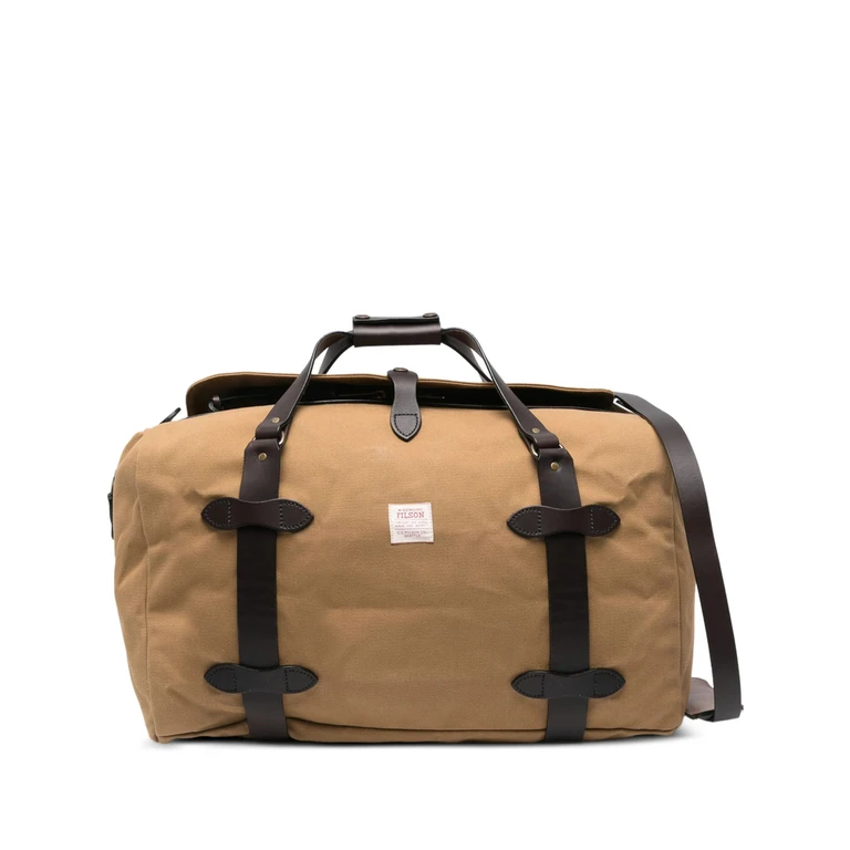 Medium Leather-trim Duffle Bag