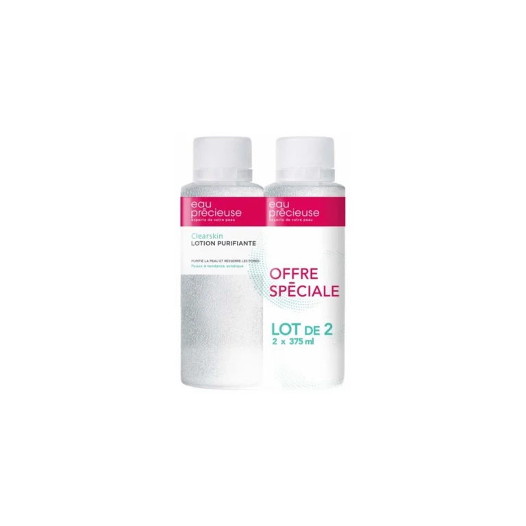 Eau Precieuse Purifying Cleansing Lotion for Acne-Prone Skin 2x375ml