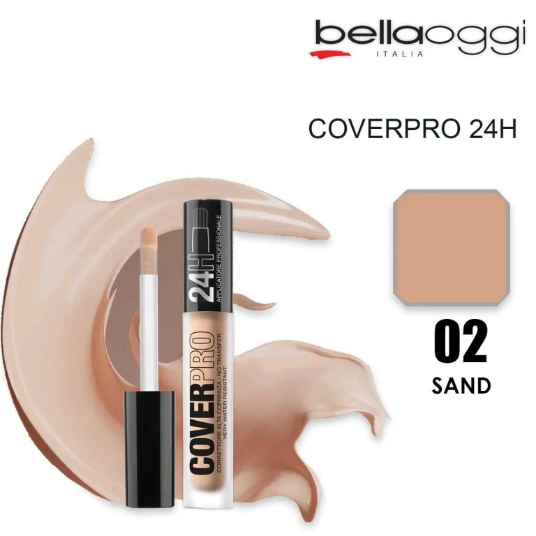 cover pro 24h high coverage concealer sand