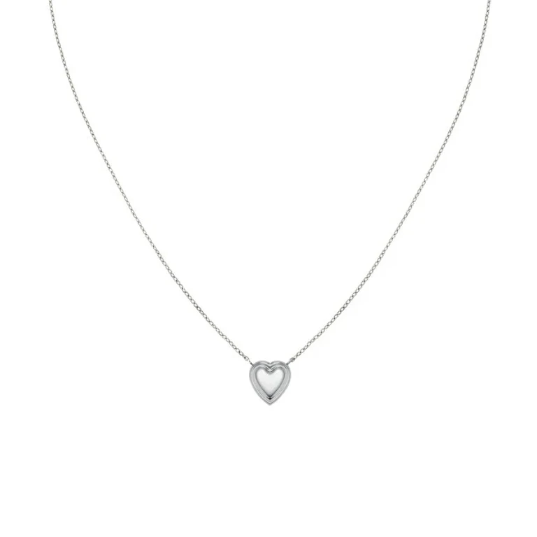 Stainless Steel Necklace with Heart Pendant Jnphs-J1009