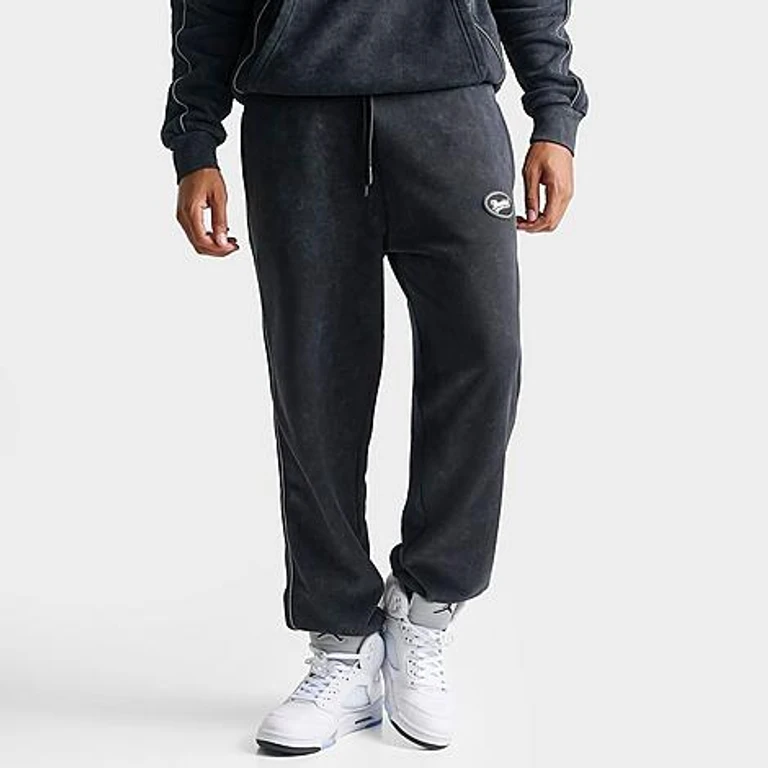 Men's Stade Cypher Fleece Jogger Pants in Black Wash Size: Small