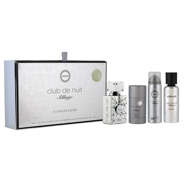 Club De Nuit Sillage - EDP 30 ml + body spray 50 ml + hairspray 55 ml + solid deodorant 75 g