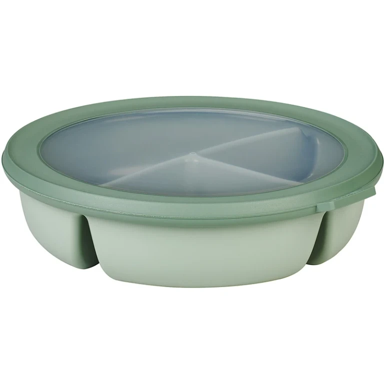 Bento Bowl Cirqula food bowl color Nordic sage 250 + 250 + 500 ml