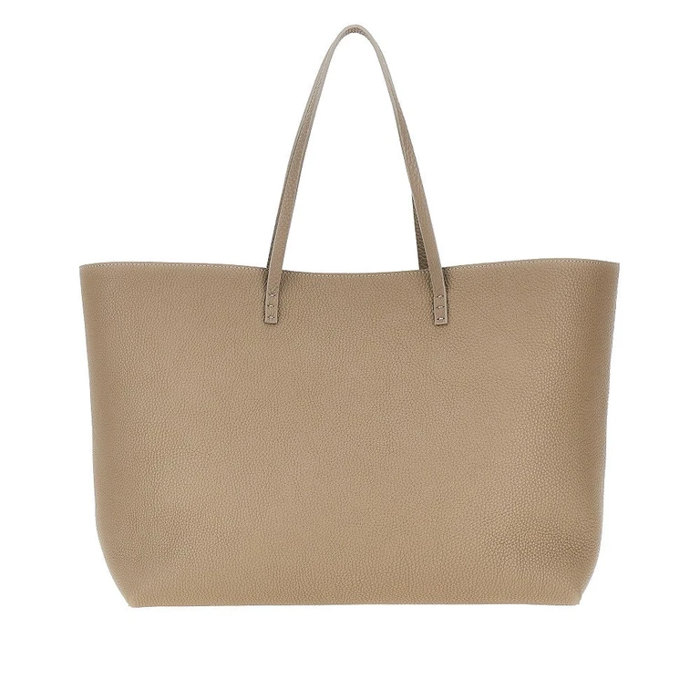 Medium 'Roll' grained leather Shopping Bag Woman One Size