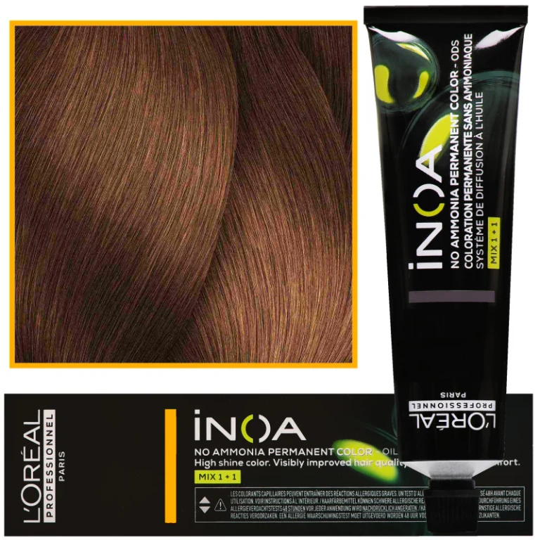 Coloration capillaire L'Oréal Inoa 60 ml - 7.35 Blond Acajou Doré