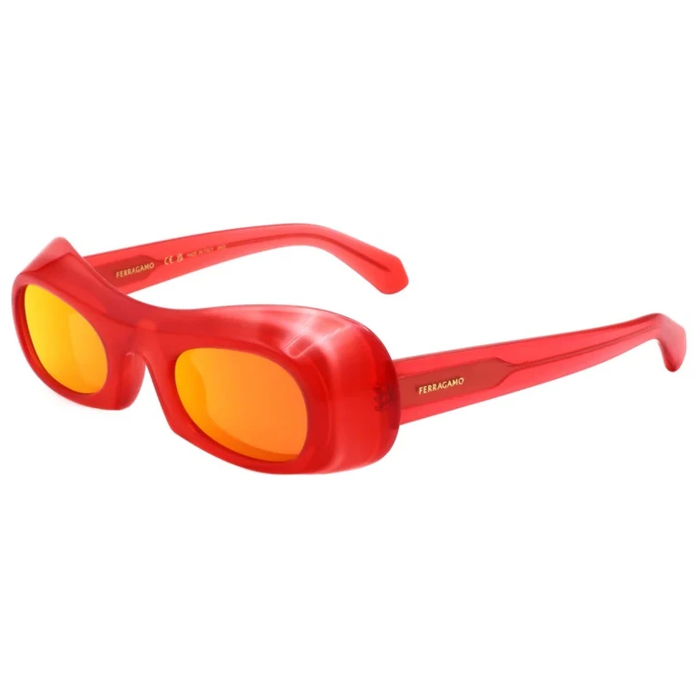 Orange Flash Irregular Ladies Sunglasses SF2030S 616 51