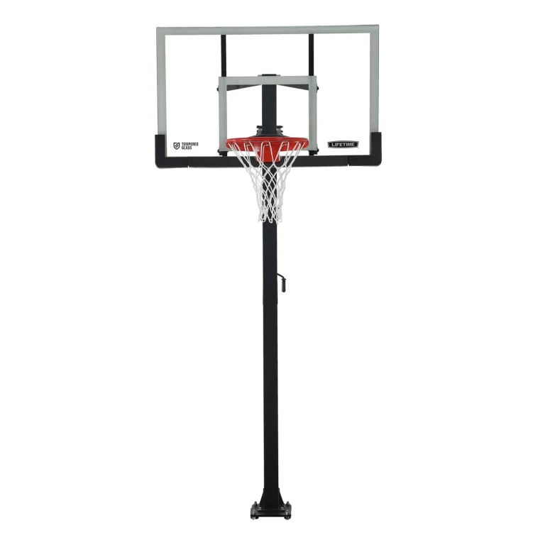 54' Crank Adjust Bolt Down Basketball Hoop