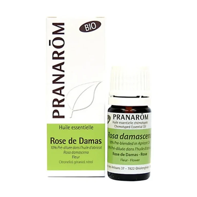 Organic essential oil of Damask rose 2 ml Pranarom