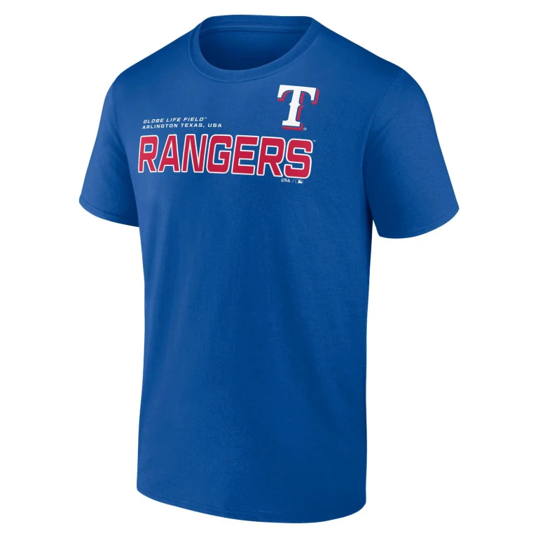 Short Sleeve TeeTexas RangersM:- Blue, M