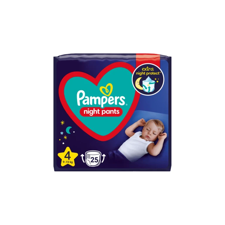 Night Pants size 4 disposable night pants diapers 9-15 kg 25 pieces