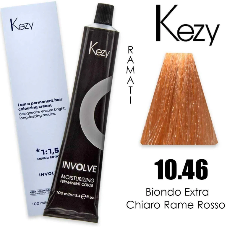 involve color 100 ml extra light blonde copper red 10.46