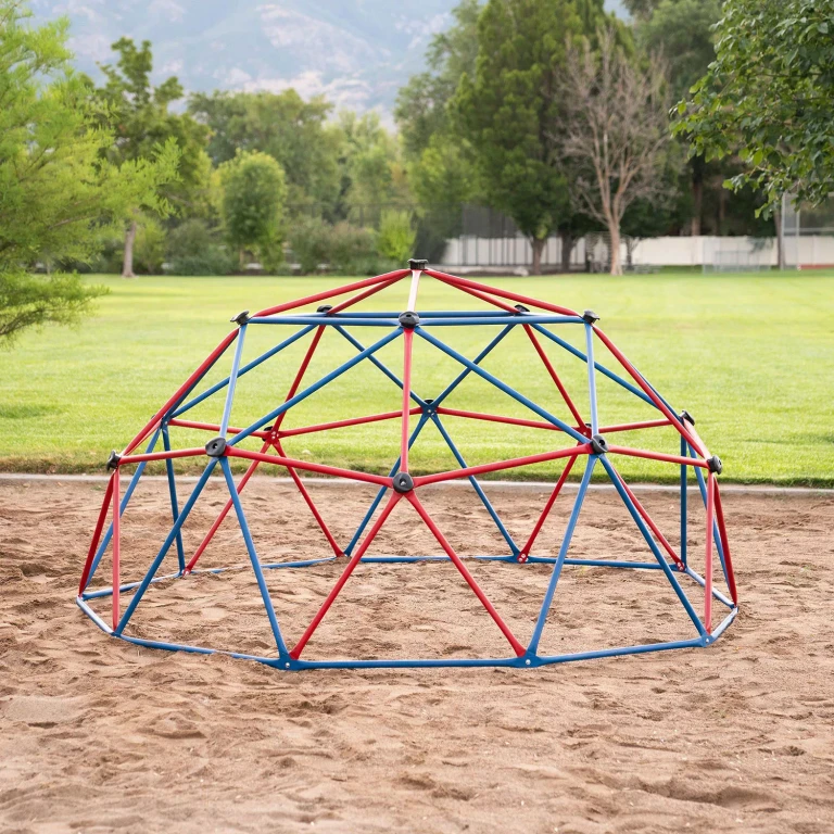 60-Inch Climbing Dome - Red and Blue:- Primary Colors