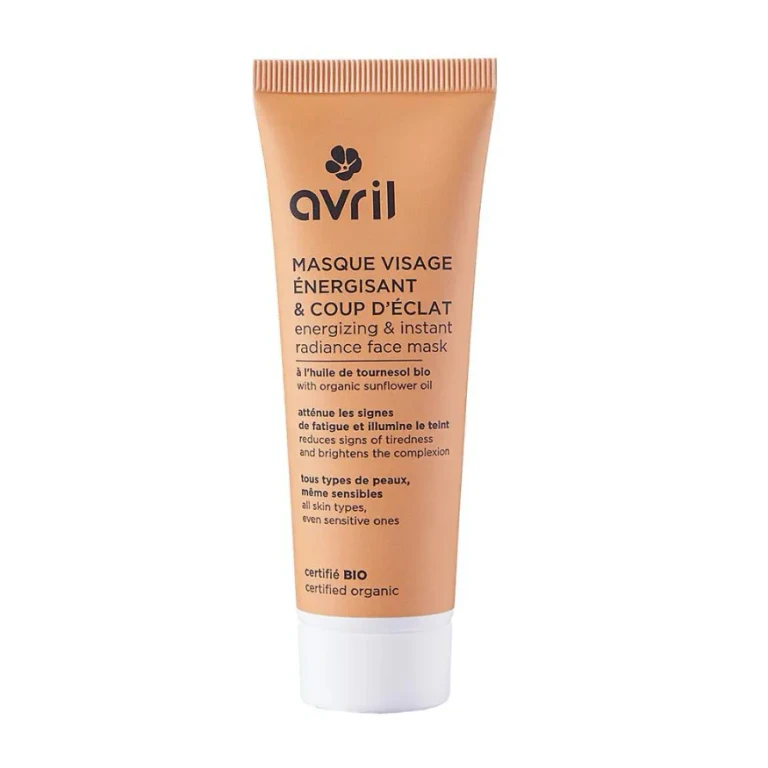 Energizing and shine face mask with organic sunflower seed oil 50ml