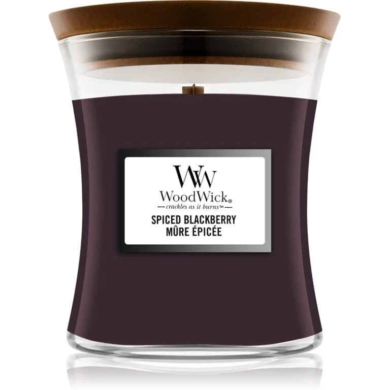 Spiced Blackberry scented candle jar 275 g