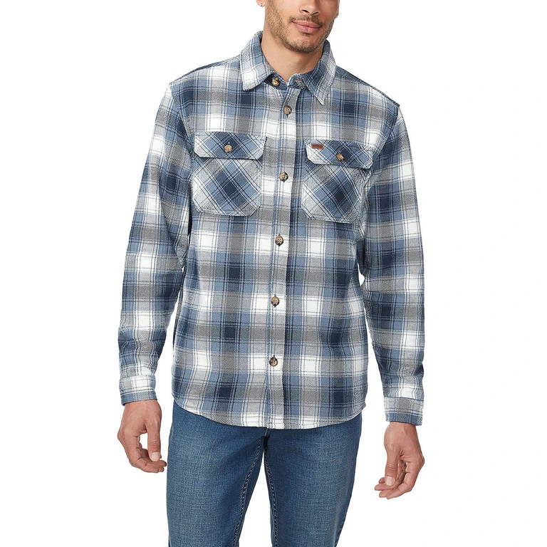Buffalo Shirt Jacket Blue Xs:- Blue, XS