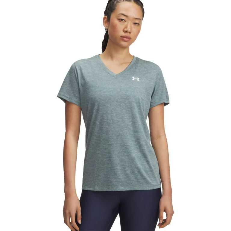 UA Tech Twist V-Neck Short Sleeve T-Shirt - Women's