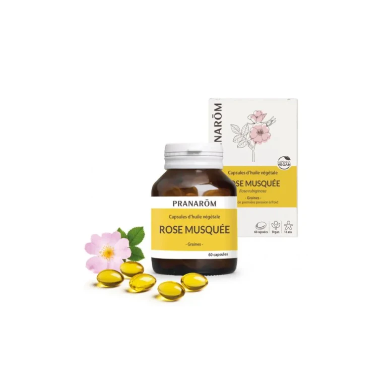 Vegetable Oils Rosehip Moisturizing Fortifying Antioxidant 60 Capsules