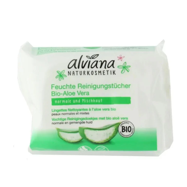Organic Aloe Vera Cleansing Wipes x25u